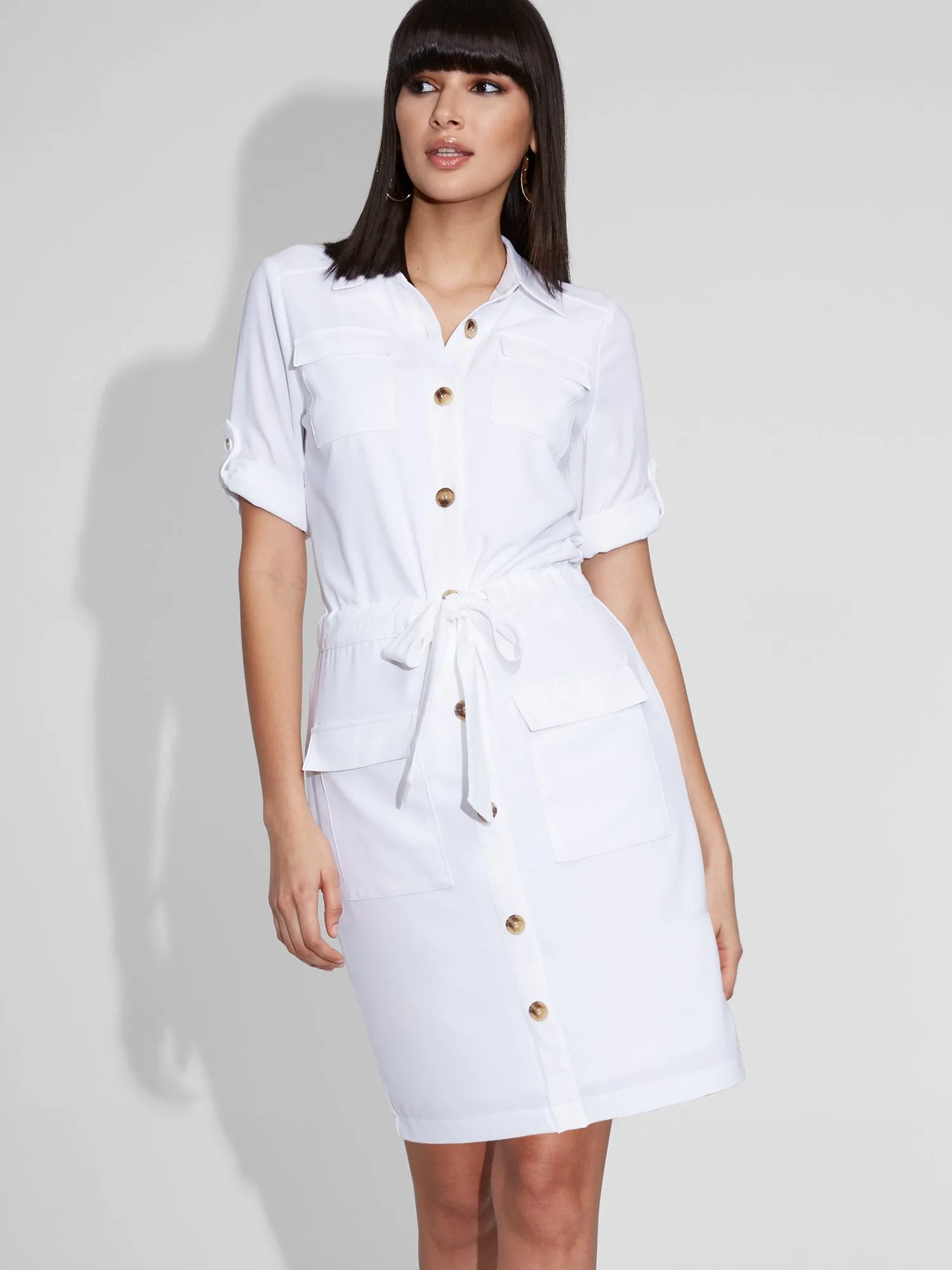 White Shirtdress