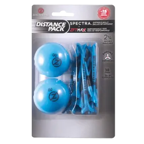 Zero Friction Spectra Distance 2 Ball/Tee Pack